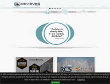 Tablet Screenshot of deveyesgroup.com
